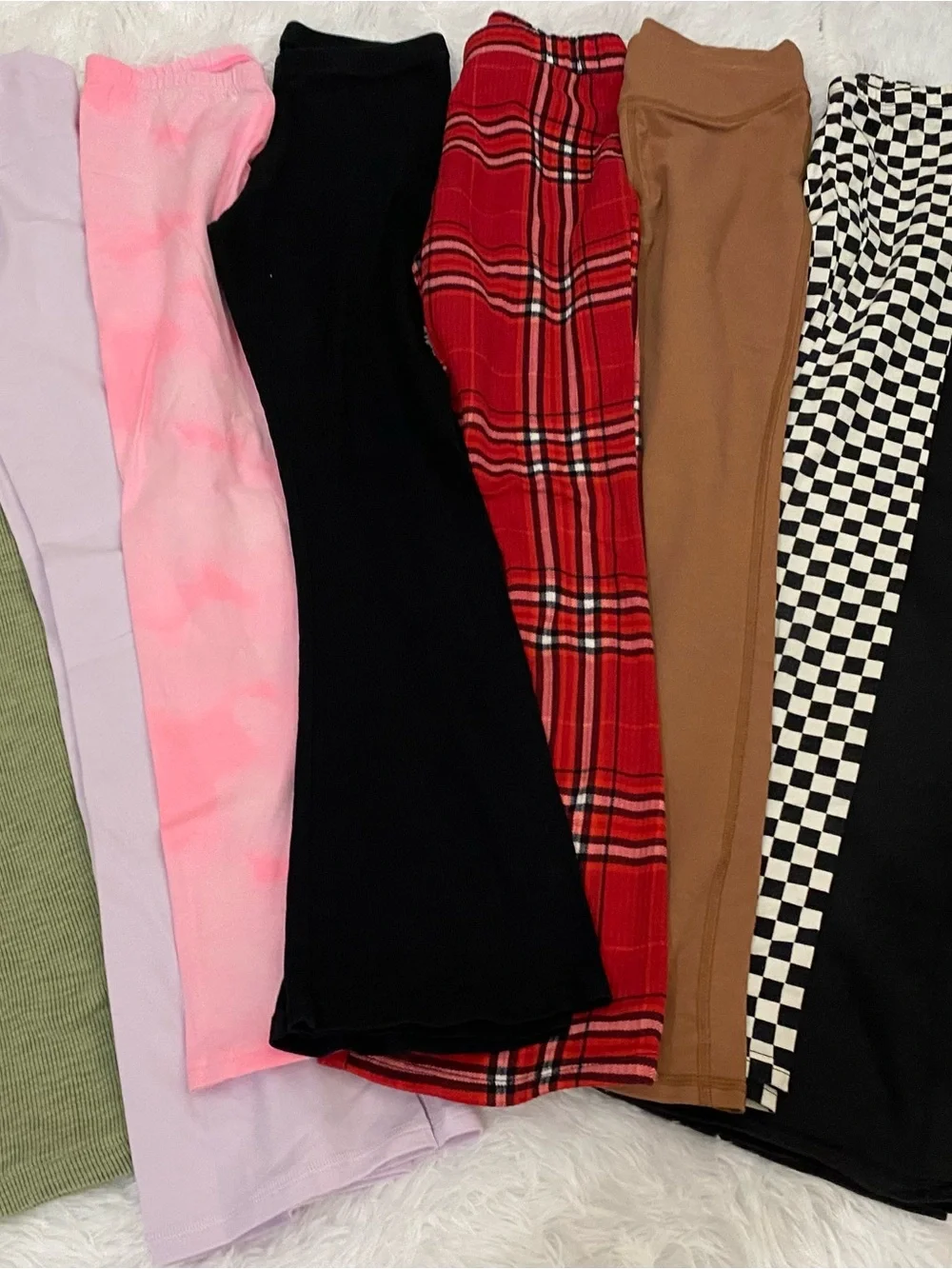 Lot of girls size 10/12 flare bottom pants